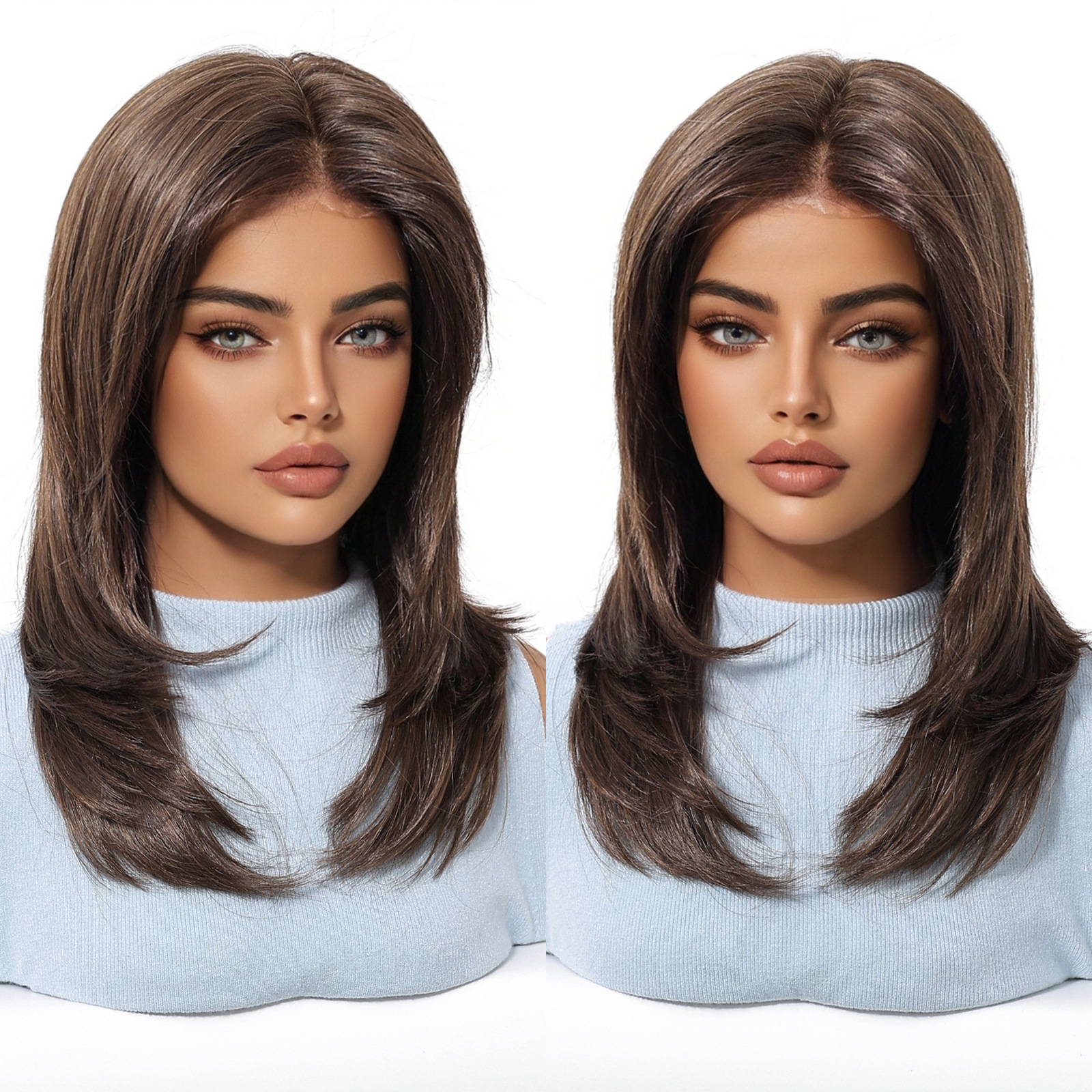 grey ombre long straight bangs wig grey ombre long straight bangs wig