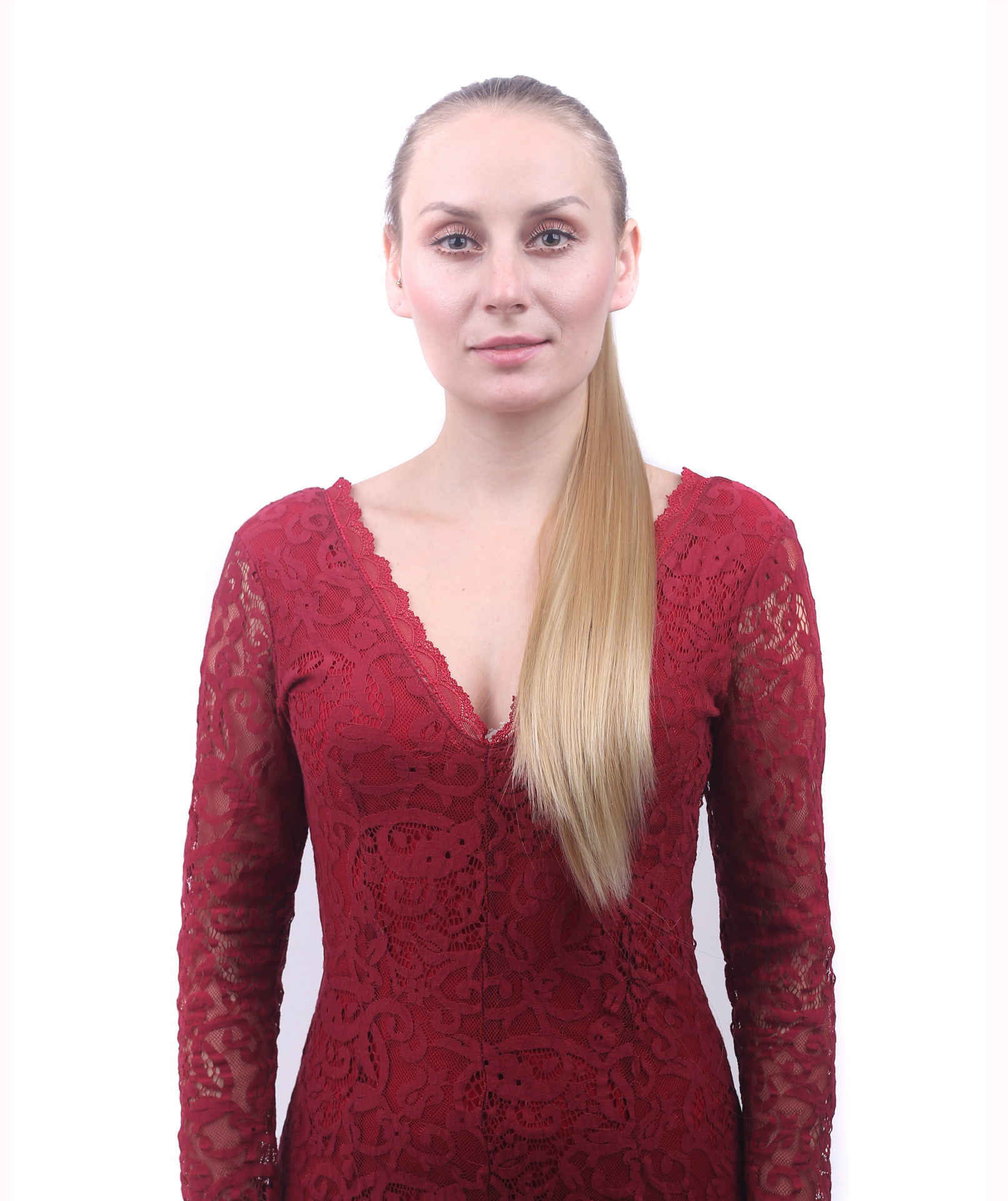 Ombre Blonde Highlight Claw Clip Ponytail Extension Heat Resistant Synthetic Hair for Daily Wear undefined