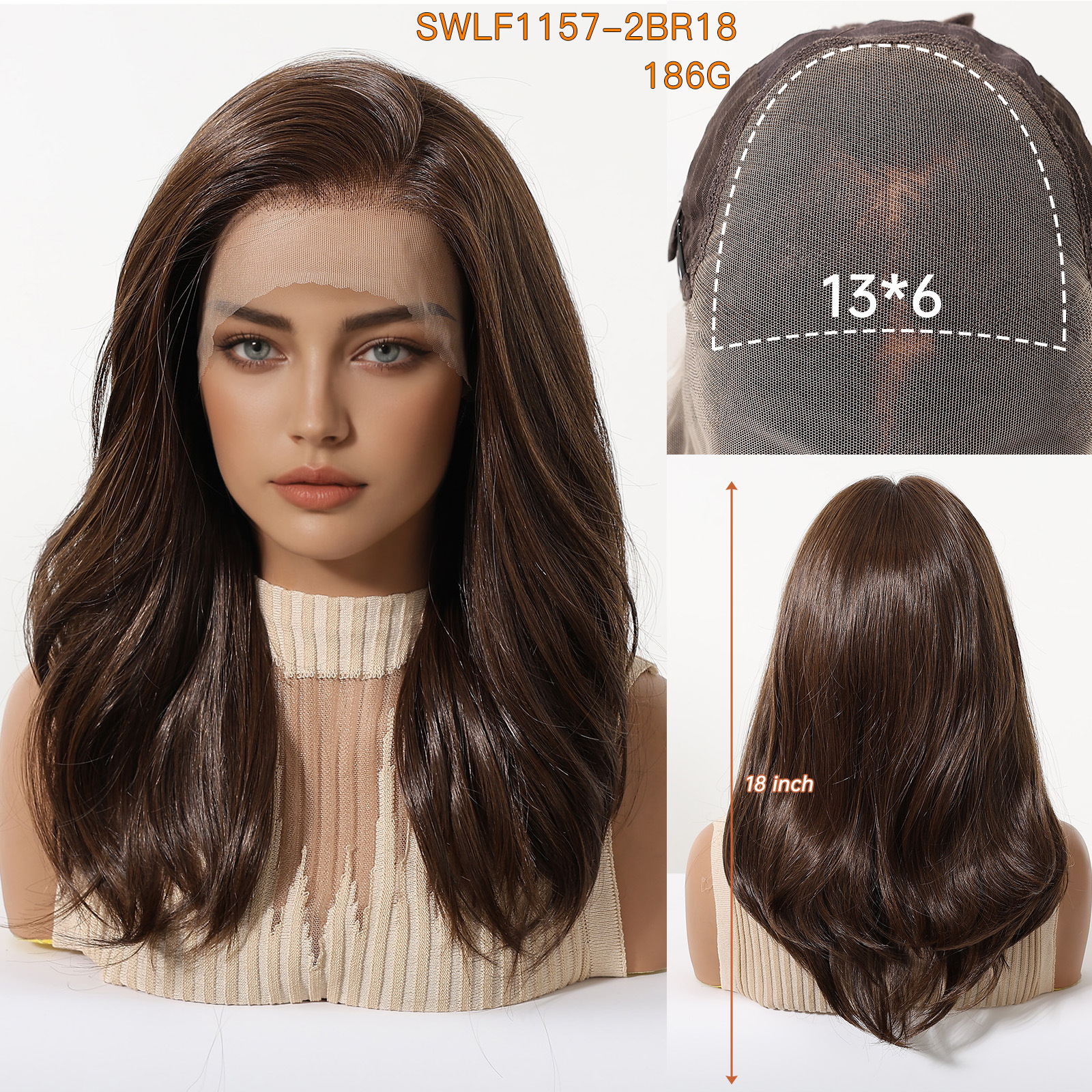 HD Lace Hairline That Melts! Ombre Brown Straight Wig with 13x6 Deep Part O1CN010Lds8E1MJCmUguwpz 3192521413 0 Cib