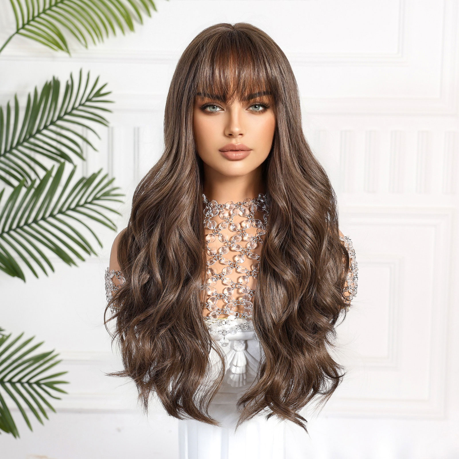 Light Ash Brown Long Body Wave Wig with Fringe O1CN015RiQIw1VOXvlGxdxh 2221161052643 0 Cib