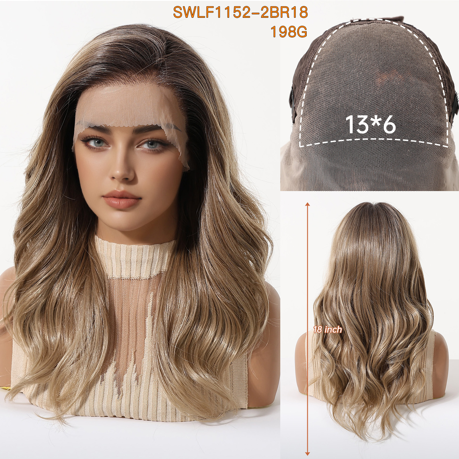 HD Lace Hairline That Melts! Ombre Brown Straight Wig with 13x6 Deep Part O1CN01RRi8PX1MJCmU9Clvr 3192521413 0 Cib