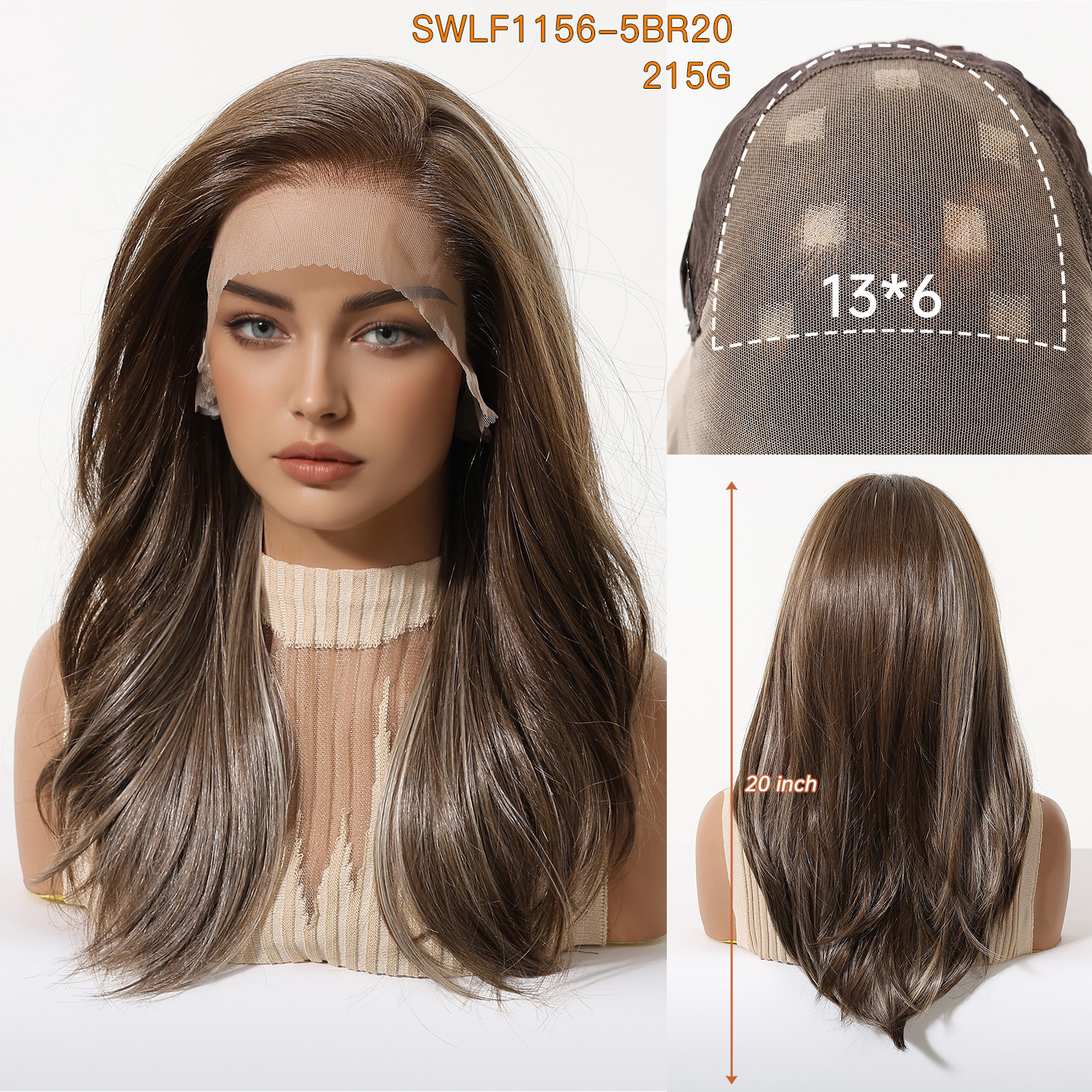 HD Lace Hairline That Melts! Ombre Brown Straight Wig with 13x6 Deep Part O1CN01U974ia1MJCmUEs4EF 3192521413 0 Cib