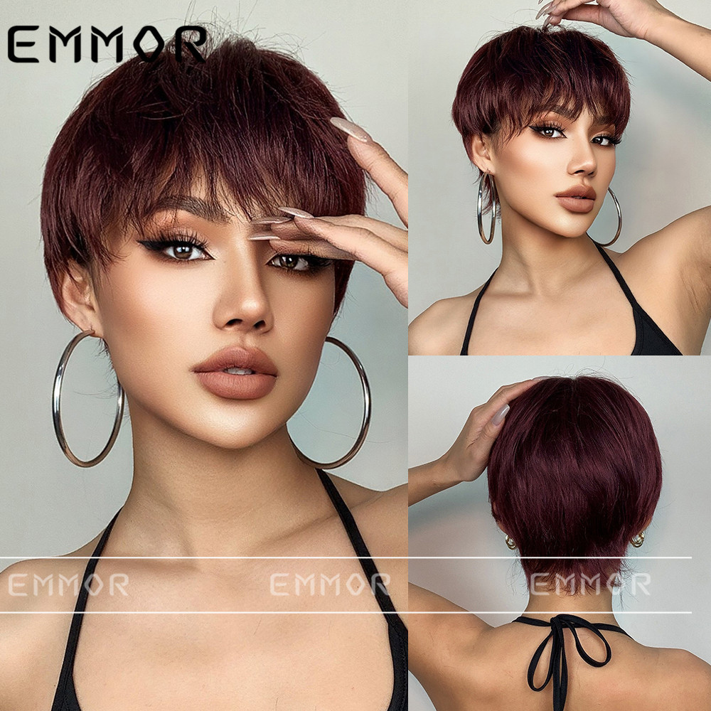 Brown Bob Full Lace Wig Product view 2