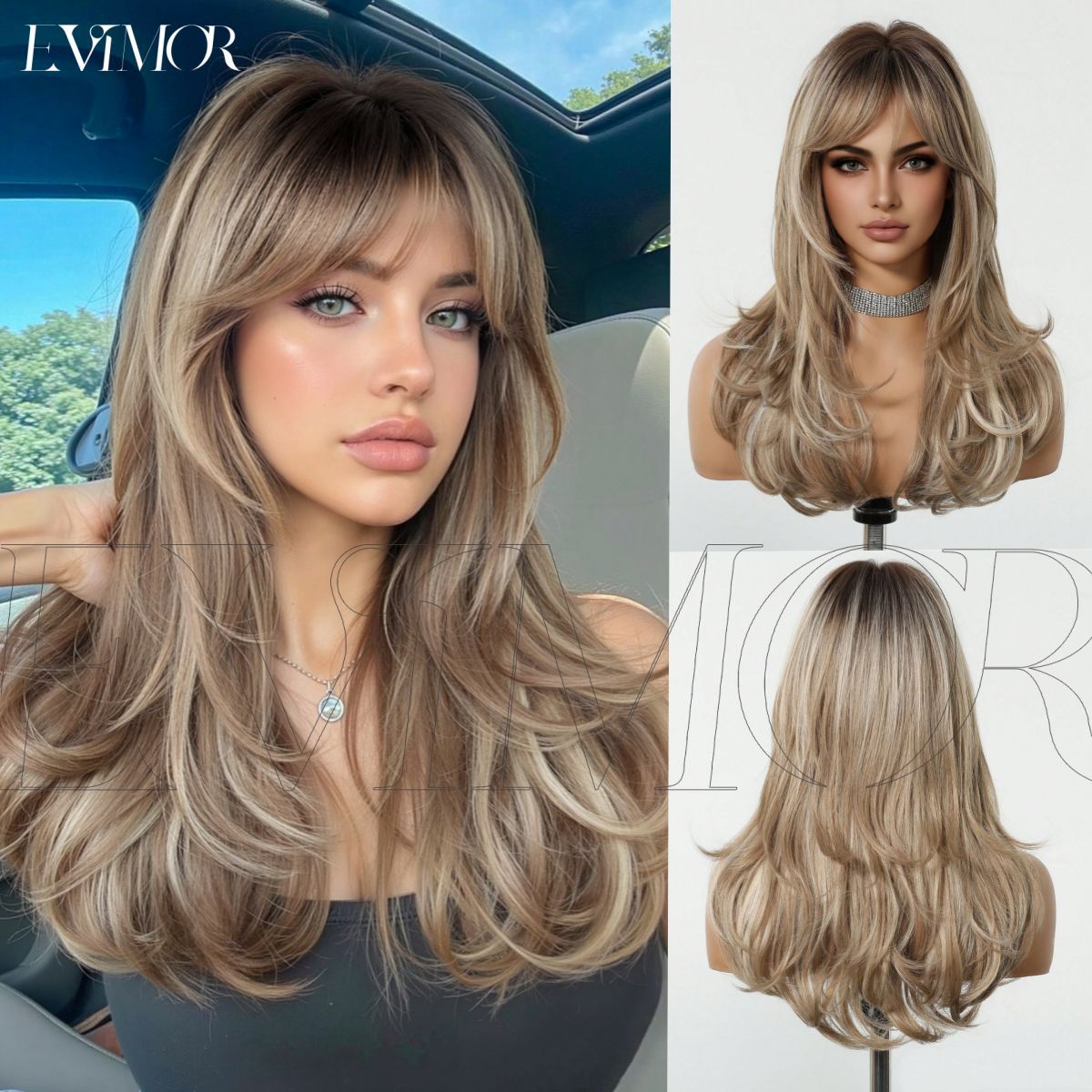 HOEGOA Synthetic Wig Product view 1