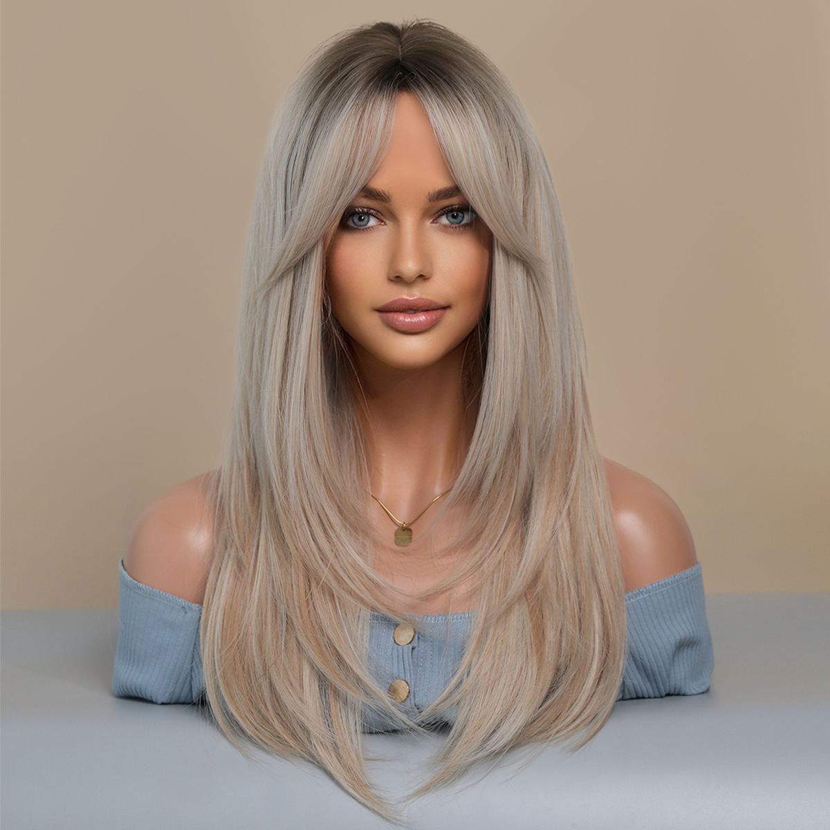 Long Curly Full Lace Wig Product view 2